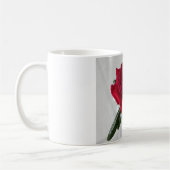 Mug Collection de Flora de rose rouge (Gauche)
