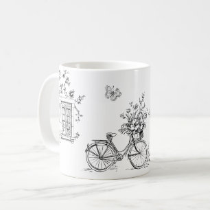 Mug Collection de gribouillis vintage esquissés