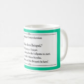 Mug Collection de langue - Allemand 3 (Devant droit)