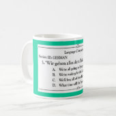 Mug Collection de langue - Allemand 3 (Devant gauche)