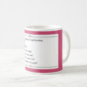 Mug Collection de langue - Espagnol 1 (Devant droit)