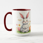 Mug Collection de lapin de Pâques mignon moderne et d' (Gauche)