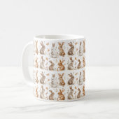 Mug Collection de lapins radiants : Élégance de Pâques (Devant gauche)