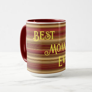 Mug Collection de Linge de Luxe Or Bourgogne moderne