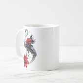 Mug Collection de mariage Elegant Cygne Blanc (Devant gauche)