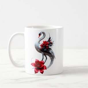 Mug Collection de mariage Elegant Cygne Blanc