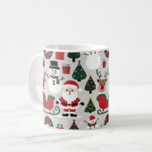 Mug Collection de Motifs de Noël (Devant gauche)