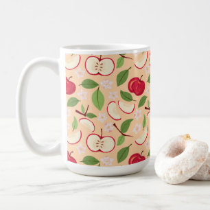 Mug Collection de Motifs de paniers de fruits - Pommes