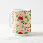 Mug Collection de Motifs de paniers de fruits - Pommes (Devant gauche)