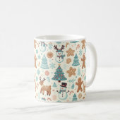 Mug Collection de Motifs de vacances (Devant droit)