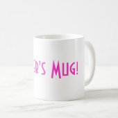 Mug Collection de noms (Devant droit)