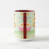 Mug Collection de Pâques de lapin de vacances moderne (Centre)