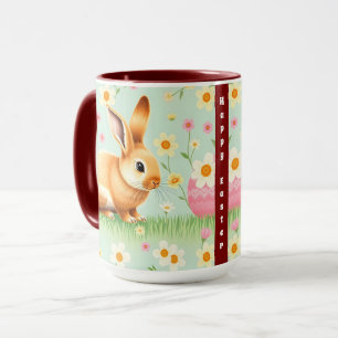 Mug Collection de Pâques de lapin de vacances moderne