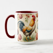 Mug Collection de Pâques de Vacances Vintages tendance (Gauche)