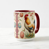 Mug Collection de Pâques de Vacances Vintages tendance (Devant droit)