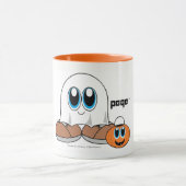Mug Collection de PEQE Halloween - fantôme (Centre)