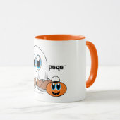 Mug Collection de PEQE Halloween - fantôme (Devant droit)