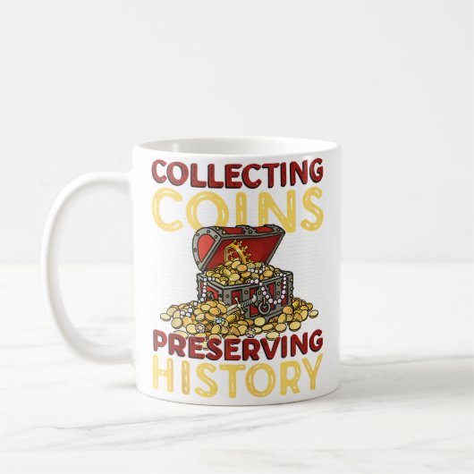 Mug Collection de pièces de monnaie Préservation de l' (Gauche)