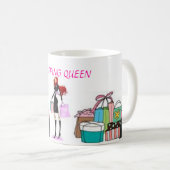 MUG COLLECTION DE REINE D'ACHATS (Devant droit)