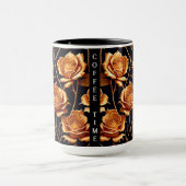 Mug Collection de Roses de luxe branché Boho Gold (Centre)