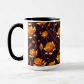 Mug Collection de Roses de luxe Gold Boho tendance (Gauche)