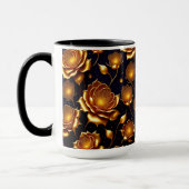 Mug Collection de Roses de luxe moderne Big Gold (Gauche)
