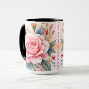 Mug Collection de roses roses luxueuses tendance et be