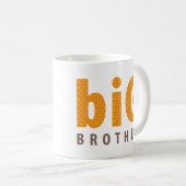 Mug COLLECTION DE SOINS - grand frère {orange} (Devant droit)