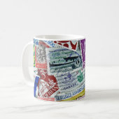 Mug Collection de timbres (Devant gauche)