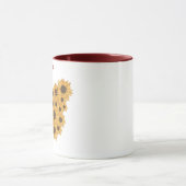 Mug Collection de tournesol moderne Papillon et libell (Centre)
