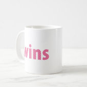 Mug COLLECTION DE VINS - filles {rose} (Devant gauche)