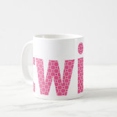 Mug COLLECTION DE VINS - filles {rose} (Devant gauche)