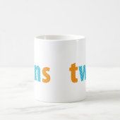 Mug COLLECTION DE VINS - garçons {orange + aqua} (Centre)