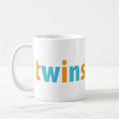 Mug COLLECTION DE VINS - garçons {orange + aqua} (Gauche)