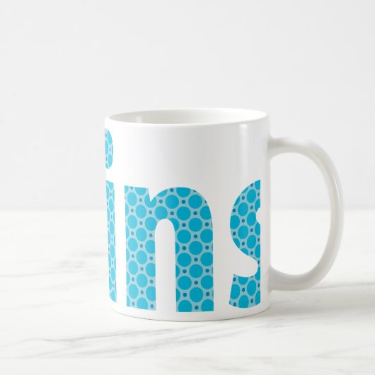 Mug COLLECTION DES WINS - garçons {aqua} (Droite)