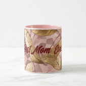 Mug Collection Feuille tendance de Boho Rose Rose rose (Centre)