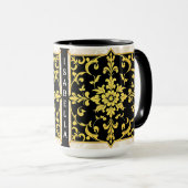 Mug Collection Florale Luxe Moderne (Devant droit)