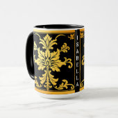 Mug Collection florale tendance de luxe (Devant gauche)