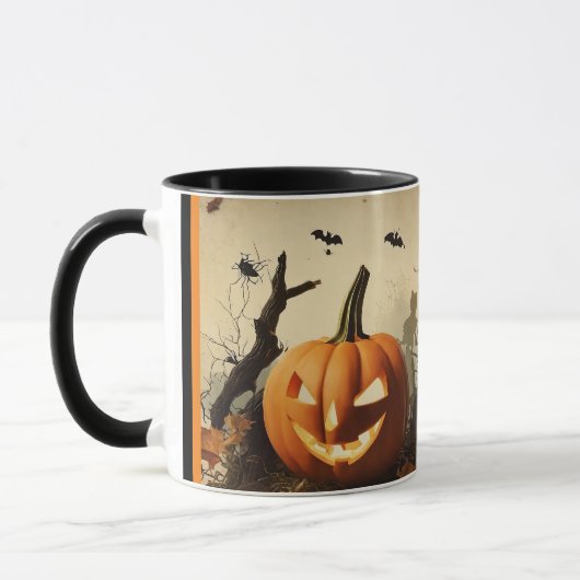 Mug Collection Halloween Citrouille éffrayant (Gauche)