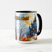 Mug Collection Halloween Mignonne et Tendance Épouvant (Devant droit)