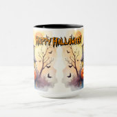 Mug Collection Halloween Moderne Mignonne Épouvantable (Centre)
