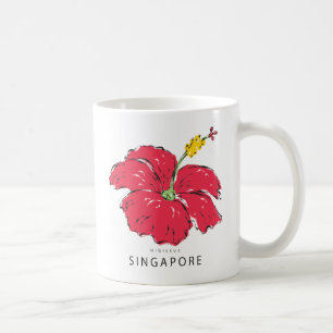MUG COLLECTION HIBISCUS DE SINGAPOUR