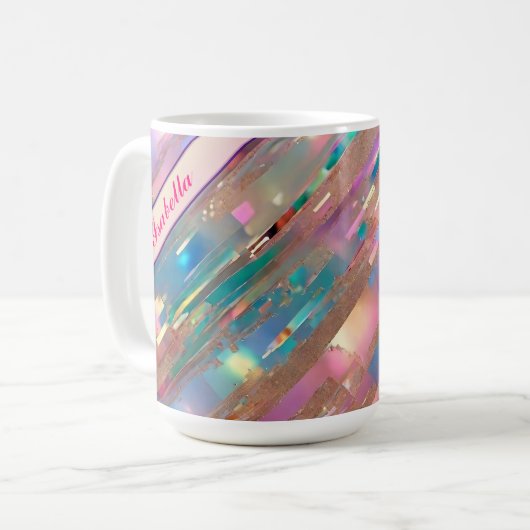 Mug Collection Holographique Opal Parties scintillant (Devant gauche)