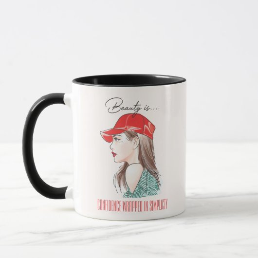 Mug collection "La beauté est..." (Gauche)
