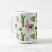 Mug Collection Llamarama | Cactus & Llama Motif (Devant gauche)