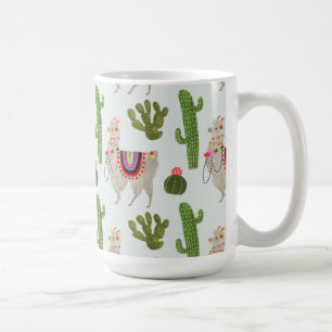 Mug Collection Llamarama   Cactus & Llama Motif