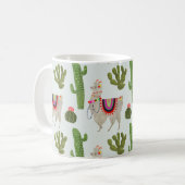 Mug Collection Llamarama | Cactus & Llama Motif (Devant gauche)
