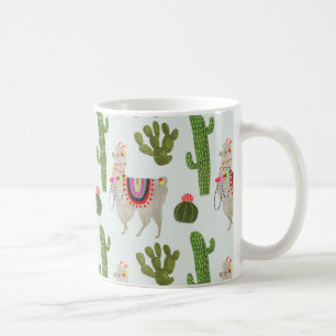 Mug Collection Llamarama   Cactus & Llama Motif