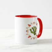 Mug Collection Llamarama | Cercle de cactus (Devant droit)