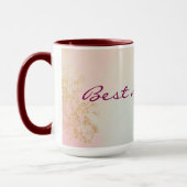 Mug Collection Luxe Moderne Or Rose Pâle Menthe Douce (Gauche)